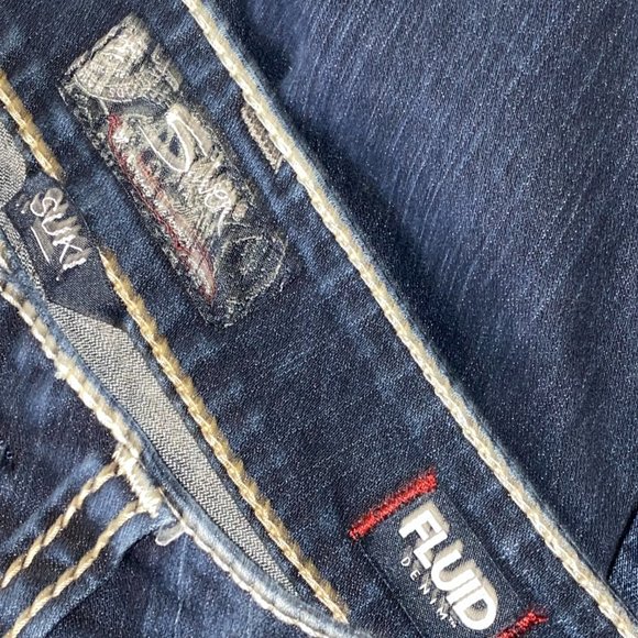 Silver Suki Fluid Mid Slim Boot Jeans W28 L31 - Picture 9 of 12